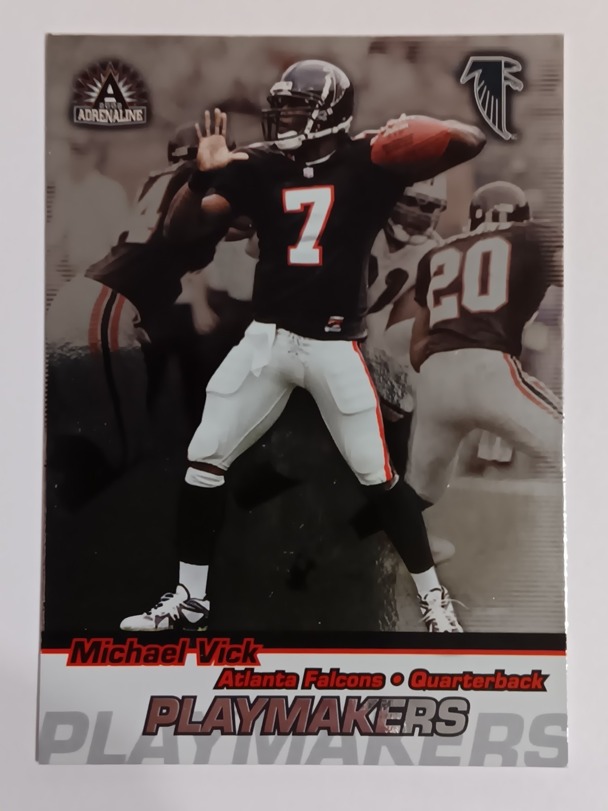 2002 Pacific Adrenaline #2 Michael Vick Playmakers