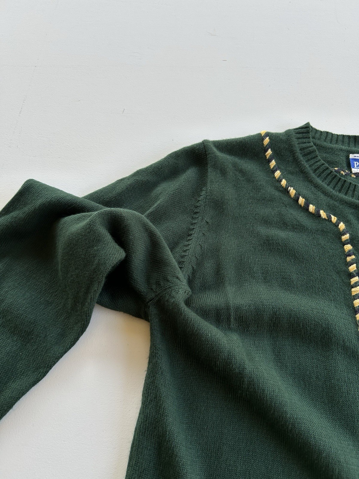 Pendleton Acrylic Wool Green Button Up Cardigan S… - image 7