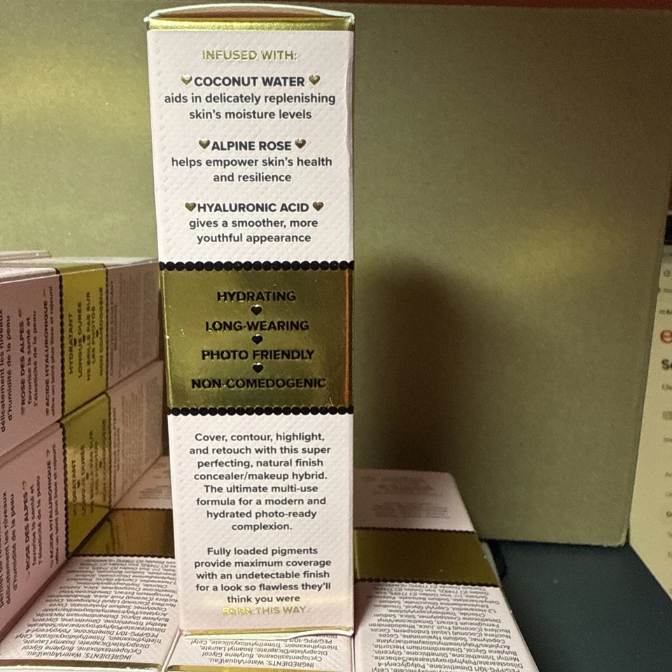 Corrector multiuso TOO FACE BORN THIS WAY SUPER COBERTURA, 0,45 fl oz NUEVO EN CAJA ELEGIDO Foto 4 de 4