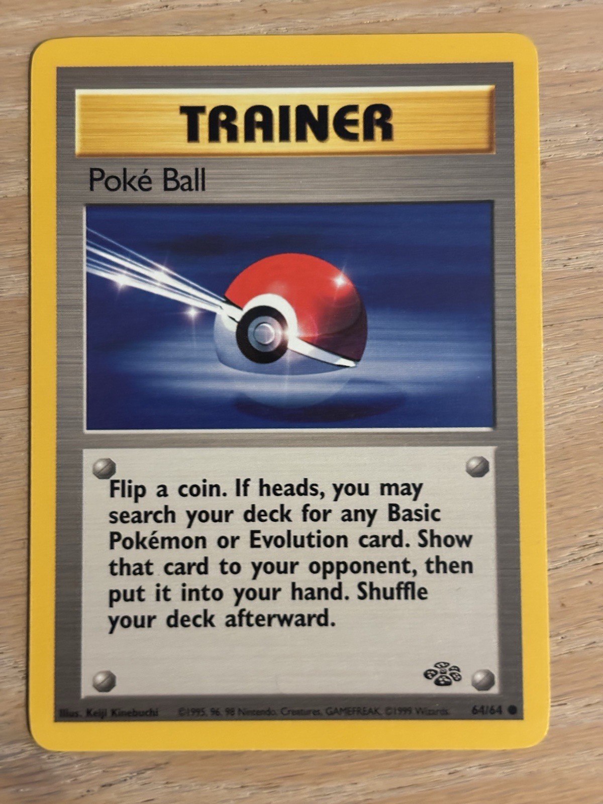POKE BALL - 64/64 - Jungle - Pokemon Card - LP
