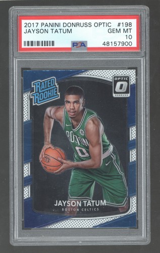 2017-18 Donruss Optic #198 Jayson Tatum ROOKIE RC PSA 10