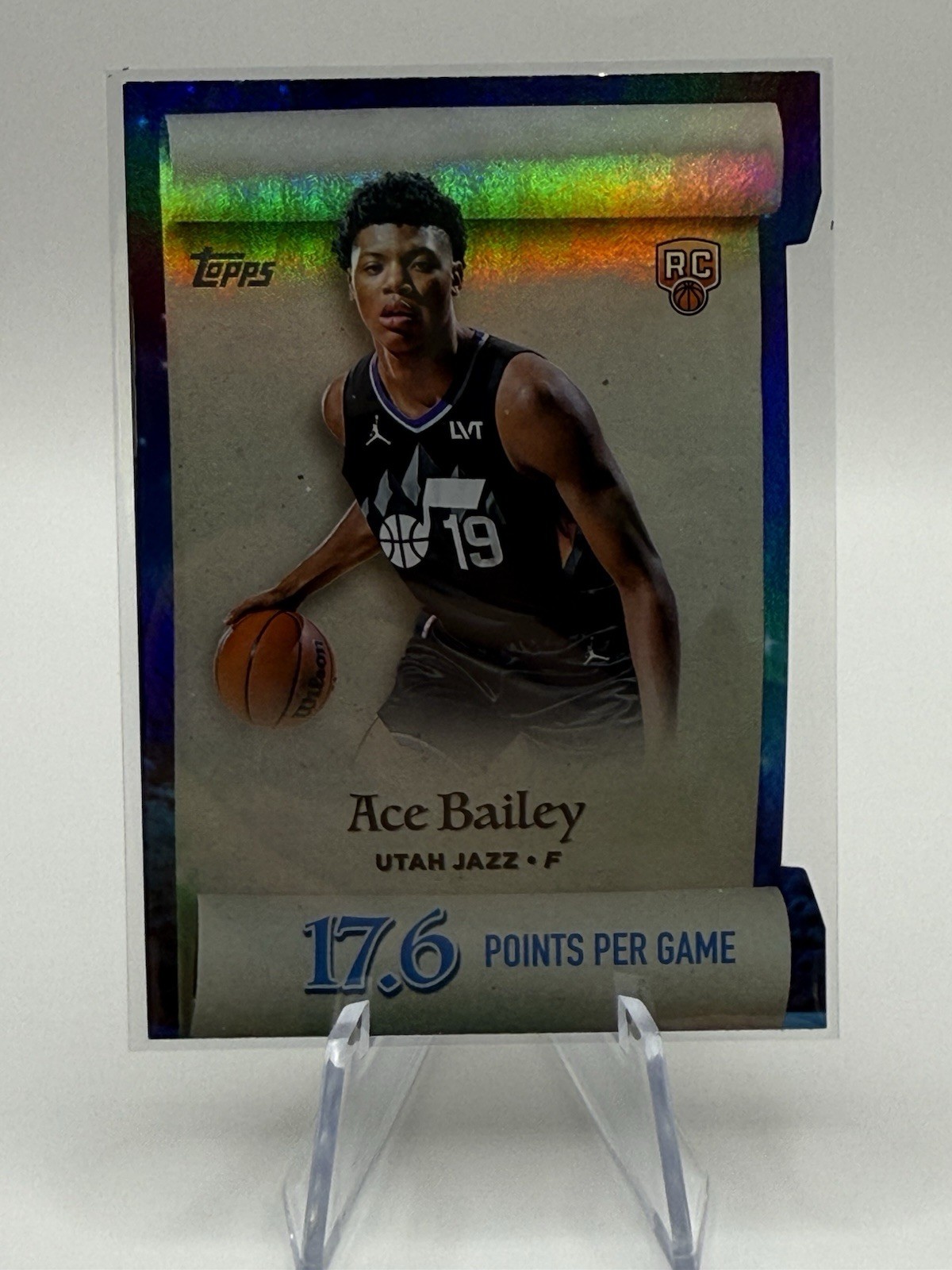 2025 Topps Holiday Ace Bailey RC #ML-5 Making The Nice List Die-Cut