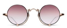 Matsuda 10601H Rose Gold Matte Black Sunglasses New And Authentic