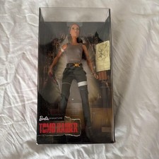Barbie Tomb Raider Unopened Doll with Weapons, Damaged Box, Mattel