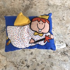 VINTAGE AVON TOOTH FAIRY SMALL FABRIC PILLOW CIRCA 1990 - HARD TO FIND