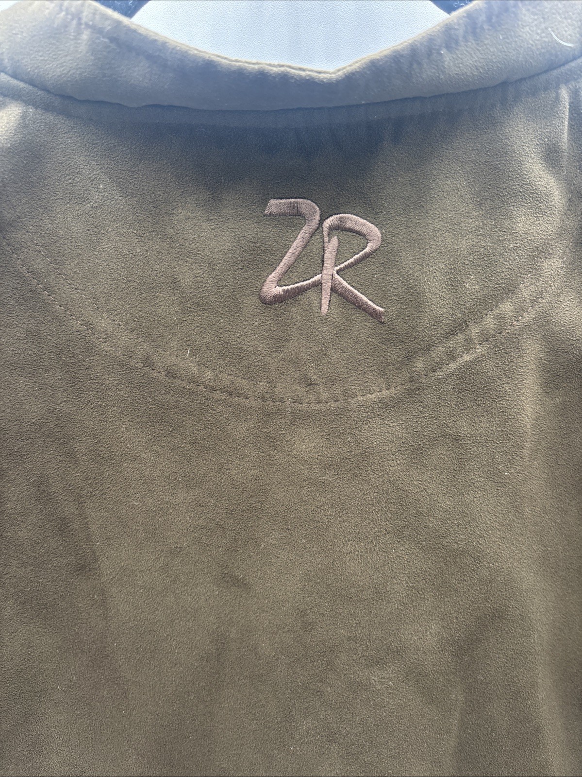 Zero Restriction Suede Golf Jacket Performance Pu… - image 7