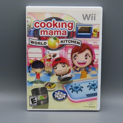 Cooking Mama World Kitchen Nintendo Wii Video Game Case Disc E NTSC Simulation