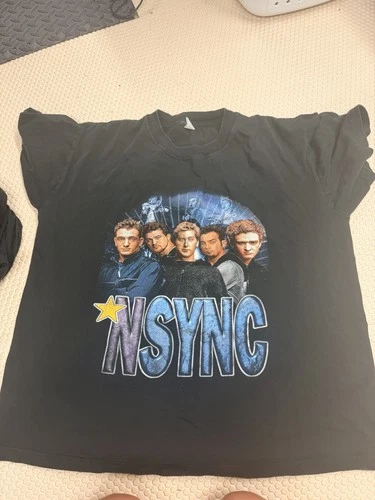 VTG NSYNC PopOdyssey concert tour t shirt LARGE Timberlake d Vintage vintage concert t-shirt, vintage, size L, single stitch, B+ condition