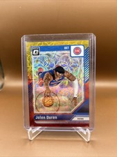 2024-25 Donruss Optic #89 Jalen Duren Red and Gold #/99 Detroit Pistons