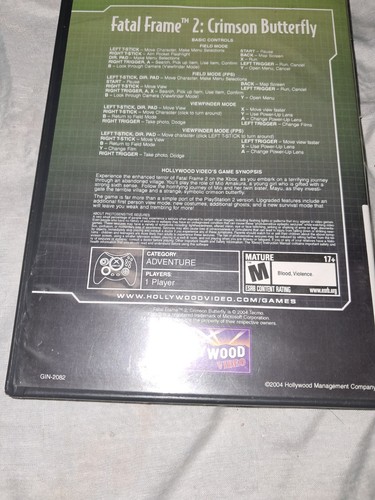 Fatal Frame II: The Crimson Butterfly Director's Cut (Microsoft Xbox, 2004) LEGGI - Foto 2 di 7