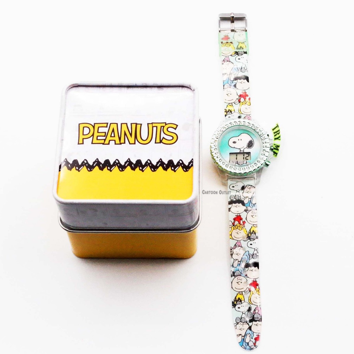 PEANUTS SNOOPY デジタル腕時計 Peanuts Snoopy Wristwatch Kids Digital Watch Birthday Gift