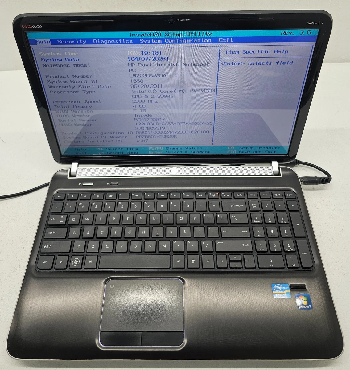 OFFTEK 8Go Mémoire RAM de Remplacement pour HP-Compaq Pavilion Notebook dv6-6b75ca (DDR3-10600) mémoire d Ordinateur Portable