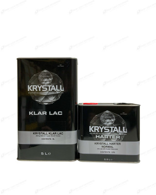 Krystal Klar Lac HS 2:1 5L Clear Coat With 2.5L Normal Act