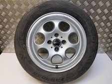 MINI R50 R52 R56 15" Silver 7 Hole Teledial 81 Alloy Wheel Rim With Tyre 1512458