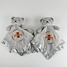 NCAA Iowa State Cyclones ISU Lovey Baby Fanatic Security Gray Bear