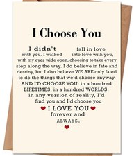 Valentines Day Gifts for Him Her, Valentine's Day Card for Husband Wife Boyfrien