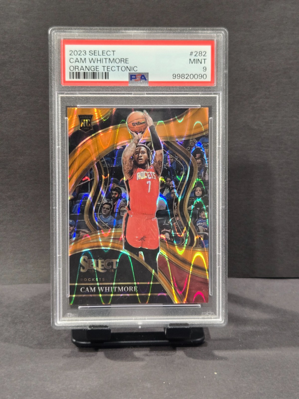 2023-24 Select - Cam Whitmore RC Courtside #282 Orange Tectonic PSA 9