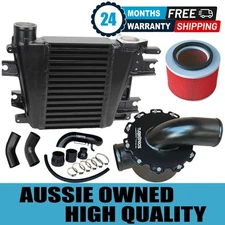 Upgrade Aluminium Intercooler, Airbox+Piping Kit For Nissan Patrol ZD30 3.0L