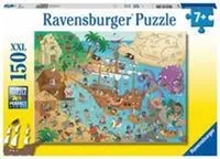 Ravensburger Kinderpuzzle - 13349 Die Piratenbucht - 150 Teile Puzzle FüR...