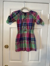 Ralph Lauren Girls 6 Plaid Colorful Dress