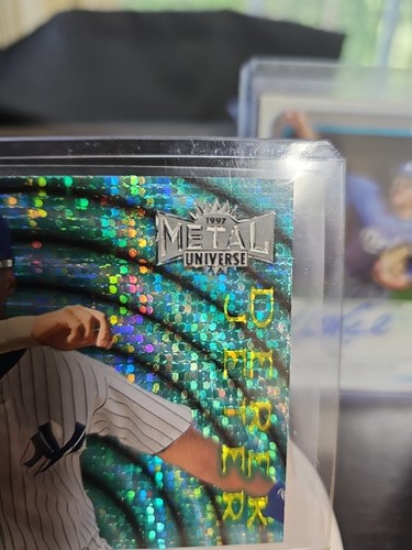 Derek Jeter 1997 Magnetic Field Fleer Metal Universe - Foto 2 di 3