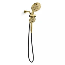 KOHLER Viron 6 in. Dual Wall Mount Shower Heads 1.75 GPM VIBRANT BRUSHED BRASS!