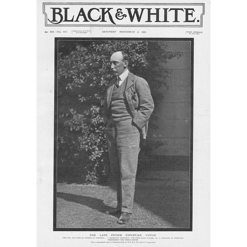 Prince Christian Victor of Denmark - Antique Print 1900