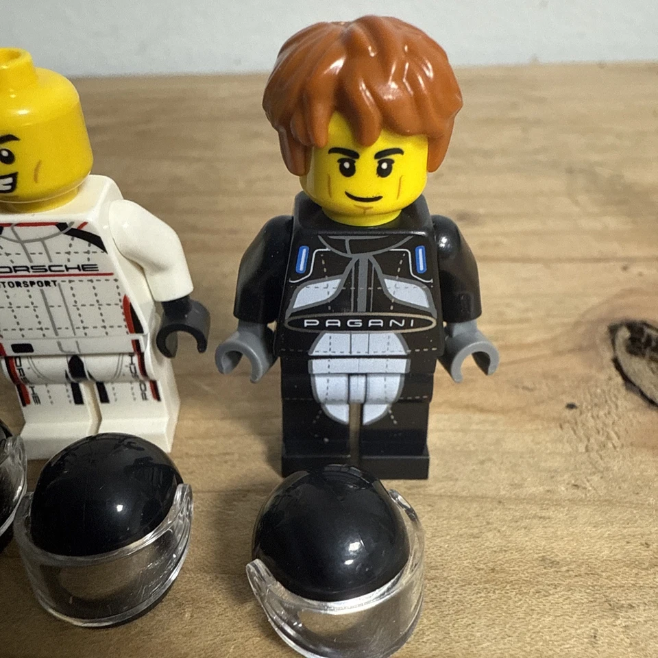 LEGO Speed Champions Porsche Driver other Figures LOT Pagani etc 3 Figures - Image 4 of 4