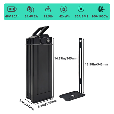 電動自転車　48V/20ah 大容量バッテリー 48 Volt 20Ah Ebike Battery for Folding Electric Bikes 48V Folding