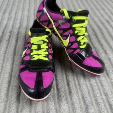 Nike Women s Zoom Rivals S Size 7 Grape Black Sprint Track Running Cleats Tool