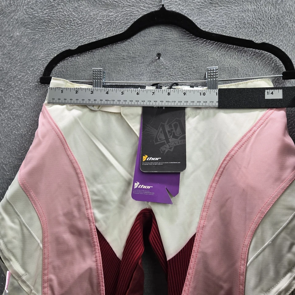 Pantalones Thor Mujer 5/6 Rosa Convertibles BMX Motocross Estático Free Ride Nuevos con Etiquetas Foto 4 de 4