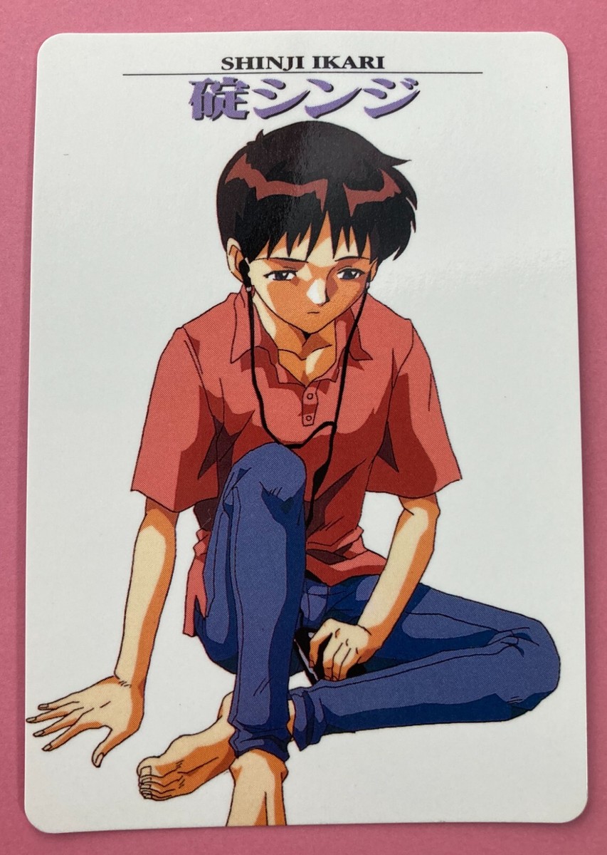 Shinji Ikari No.53 NEON GENESIS EVANGELION Card SEGA BANDAI