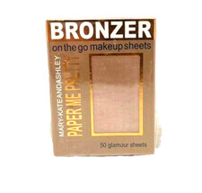 Mary-Kate and Ashley Paper Me Pretty BRONZER on the go 50 Makeup Sheets