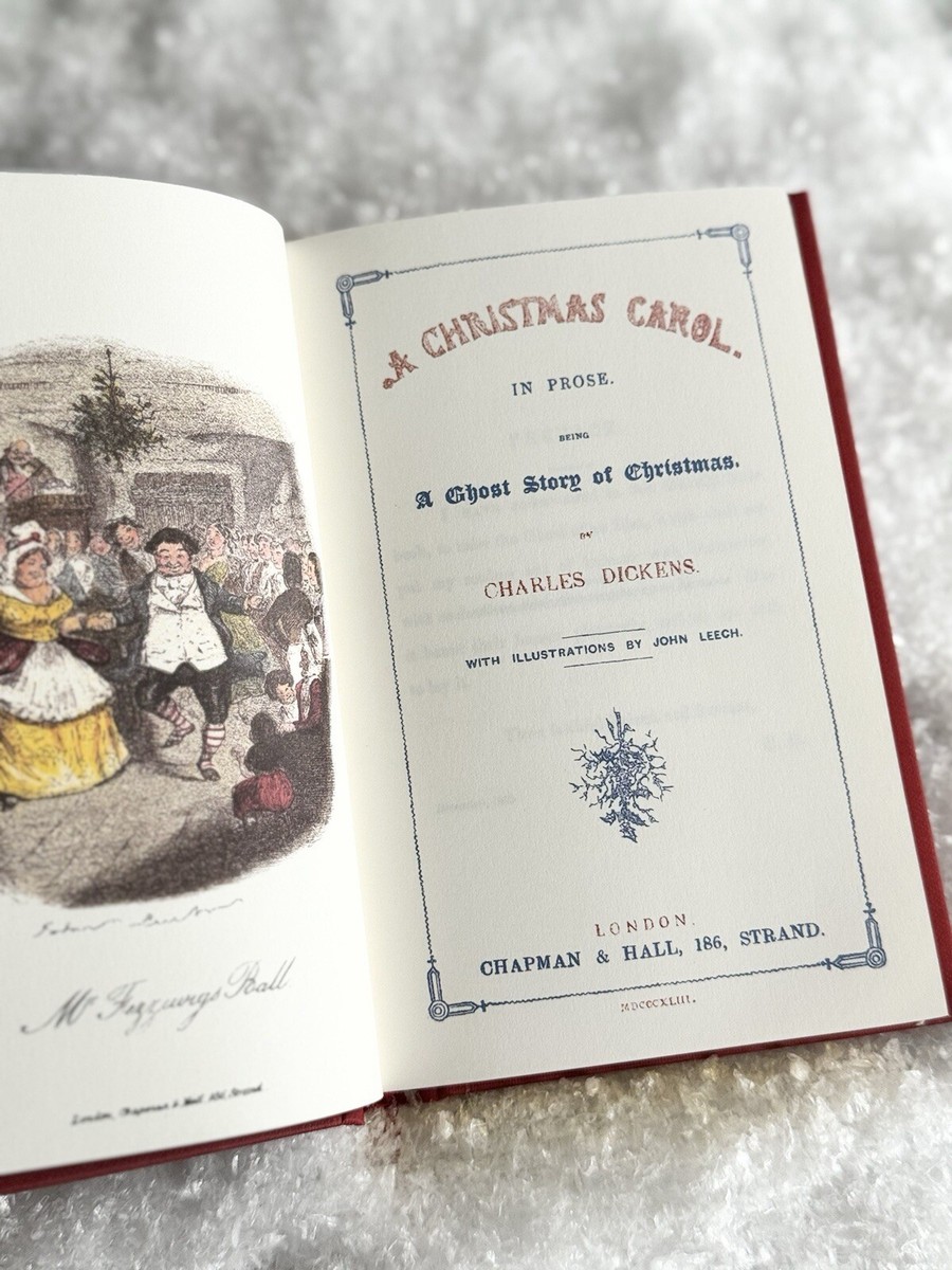 A CHRISTMAS CAROL - 1st Edition Exclusive Holiday Replica of 1843
