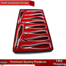 Dental Extraction Forceps Tooth Pulling Pain Remover Upper Lower Wisdom