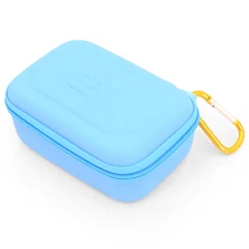 CASEMATIX Travel Case – Fits Moonbird Moonbuddy Breathing Device, Baby Blue