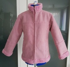 Wildleder-Imitat Herbst-/Frühjahrs-Jacke, Rosa, Größe 134 von WAX MAX