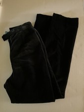 Lauren Ralph Lauren Velvet Pants 4 Black Slim lined