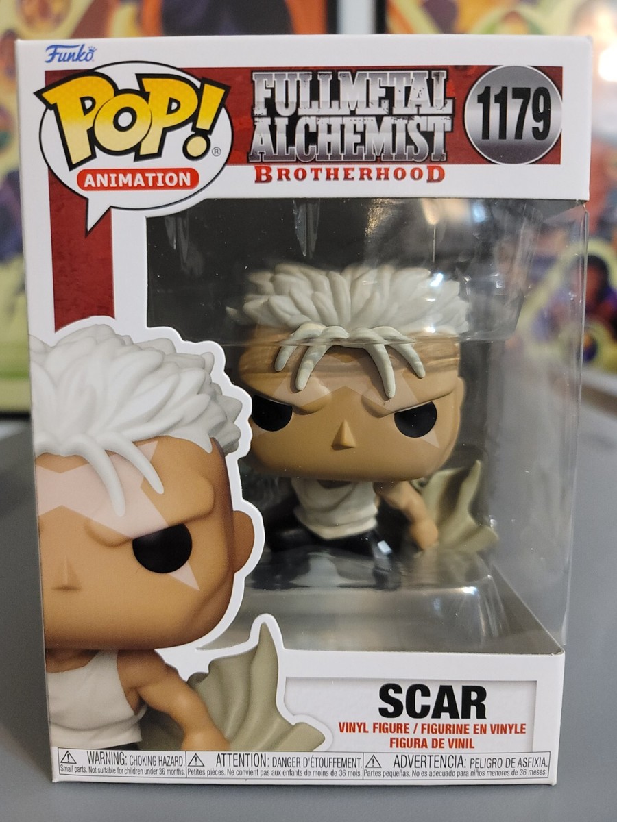 Funko POP! Full Metal Alchemist: Brotherhood – Scar, Figura In Vinile 9,5 Cm, Con Custodia Protettiva
