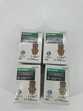 (4) Everbilt 1001 480 245 Male Adapter 1-1/4" mpt x 1". FAST SHIPPING