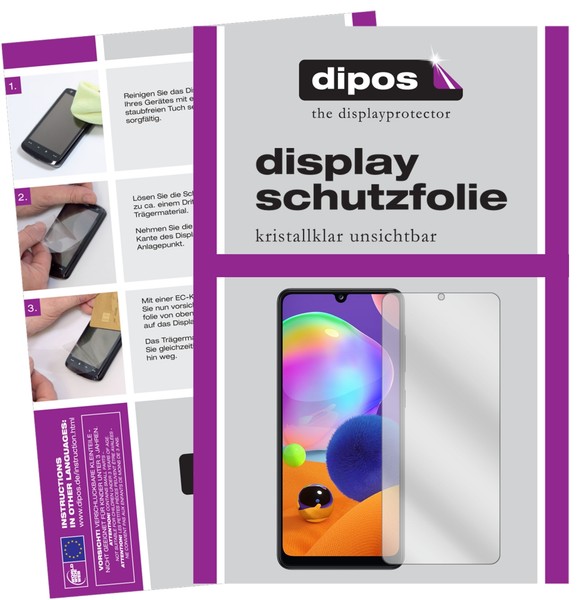 6X Schutzfolie FüR Samsung Galaxy A31 Klar Displayschutzfolie Display Schutz-image
