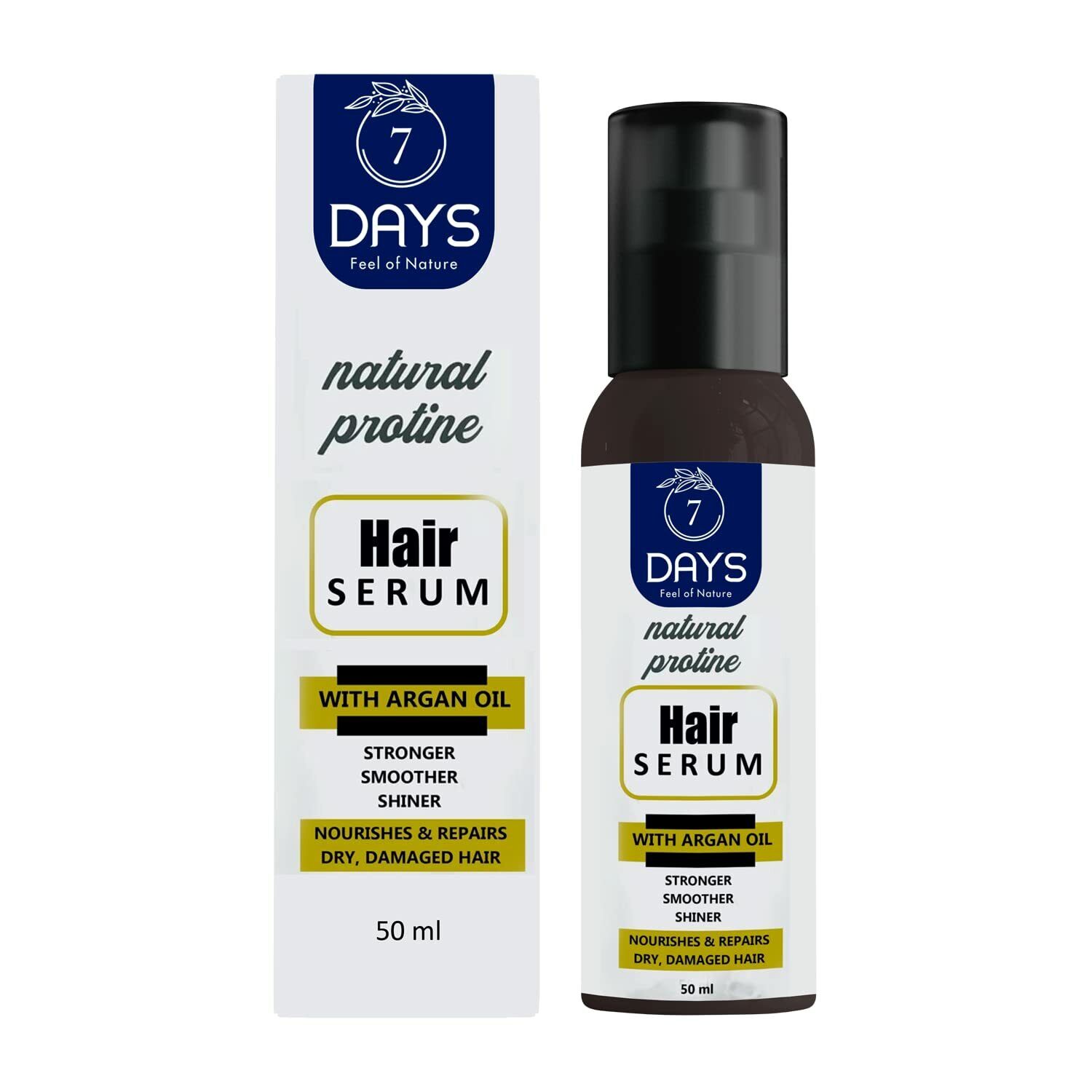 7 Days Natural Hair Serum For Dry And Damaged Hair,Anti Hair Fall Serum  50ml, | eBay