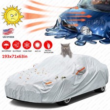 For Honda Civic Full Car Cover Outdoor Sun Uv Protection Dust Rain Resistant