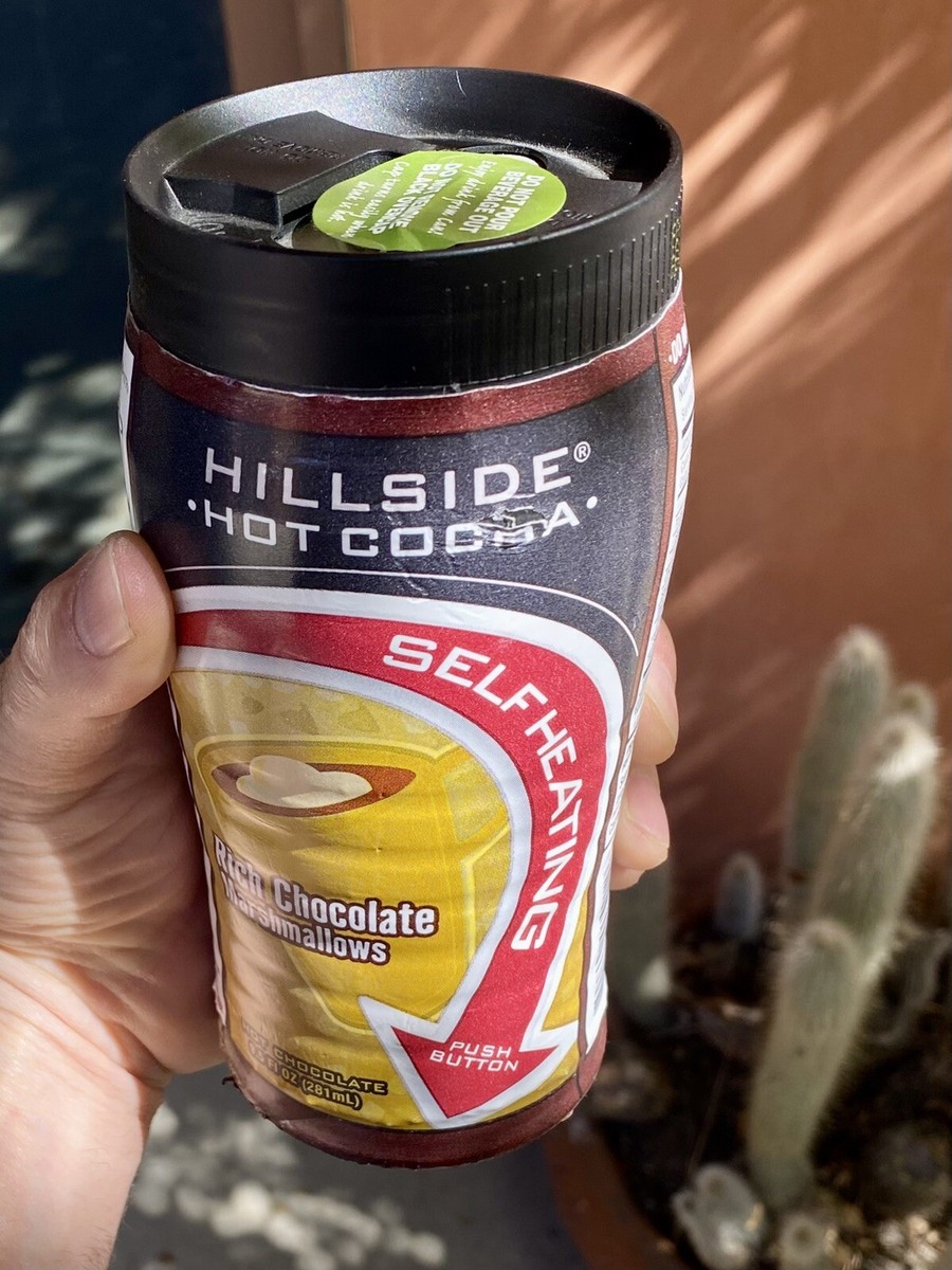 Rare Vintage Hillside Self heating Hot Chocolate Recalled