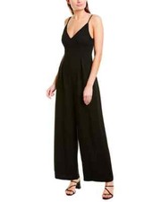 BCBG Women's Black Polyester Sleeveless Jumpsuit Size 4 NWT 118.00