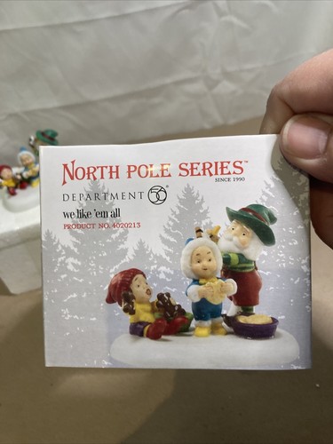 Department 56 North. Pole Series #4020213 "We Like 'Em All" 260 - Picture 2 of 11