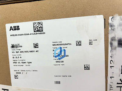 ABB MFE180-04AN-024A-4+L518+N8020 Servo Drive Brand NEW