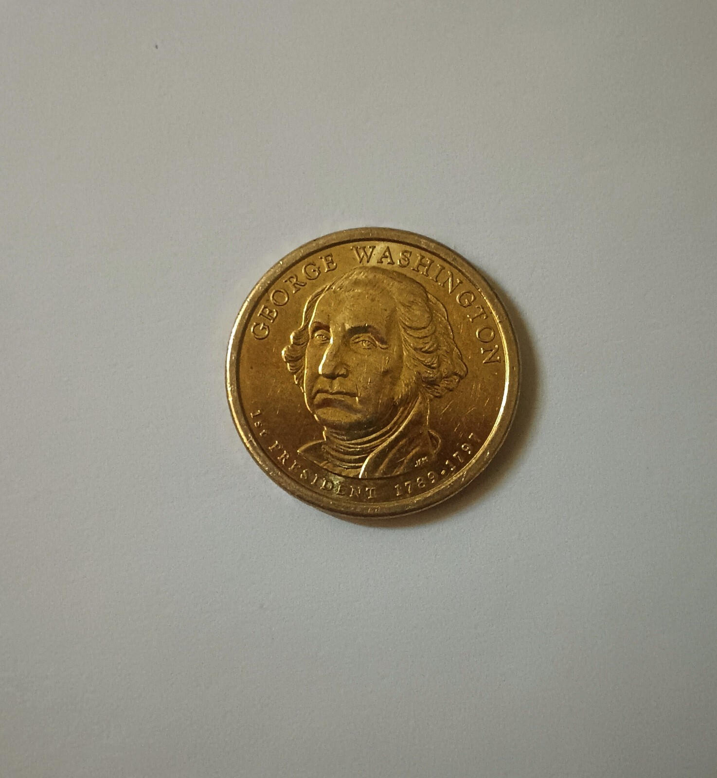 2007-D $1  George Washington Presidential Dollar.