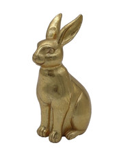 Ostern, Hase gold, aus Poly ca. 22 cm