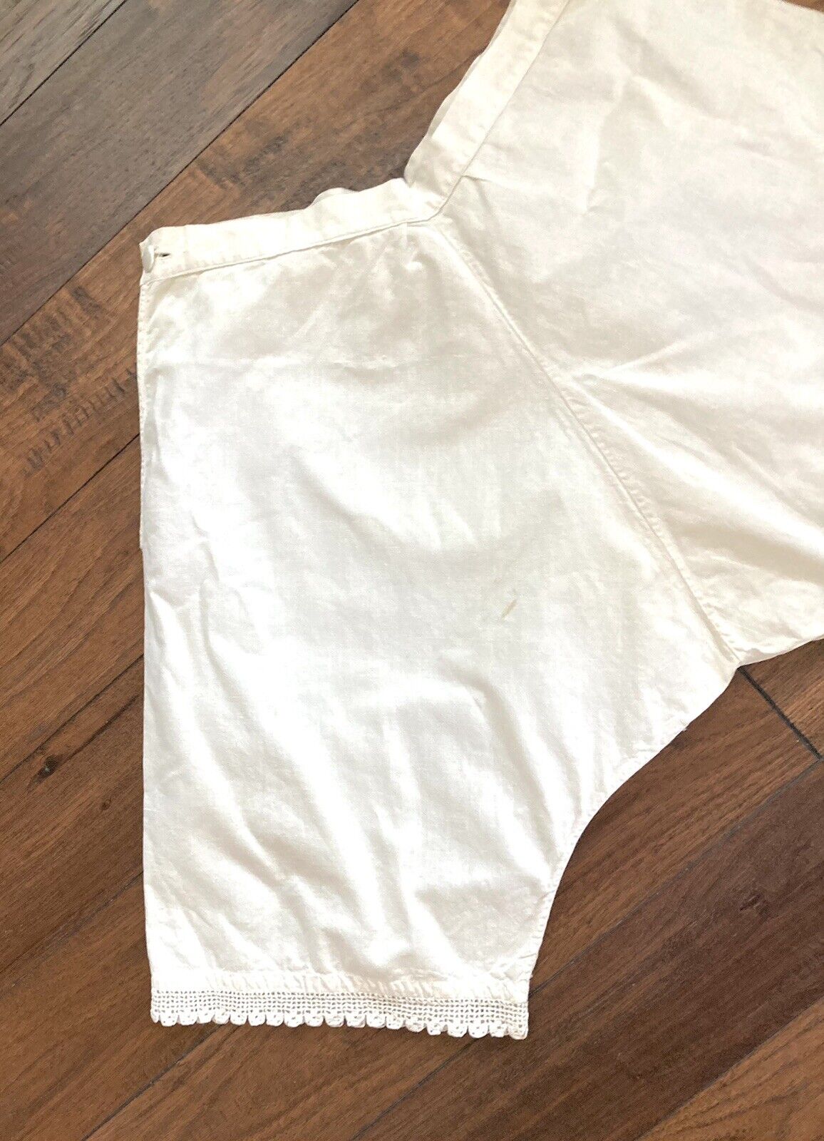 Vintage Victorian bloomers drawers white cotton c… - image 3